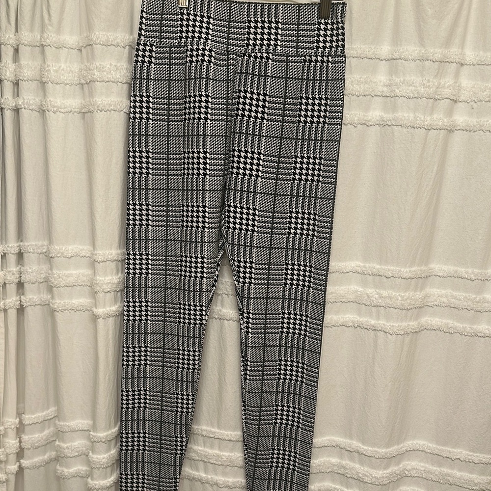 SHEIN Monochrome Zigzag Pants